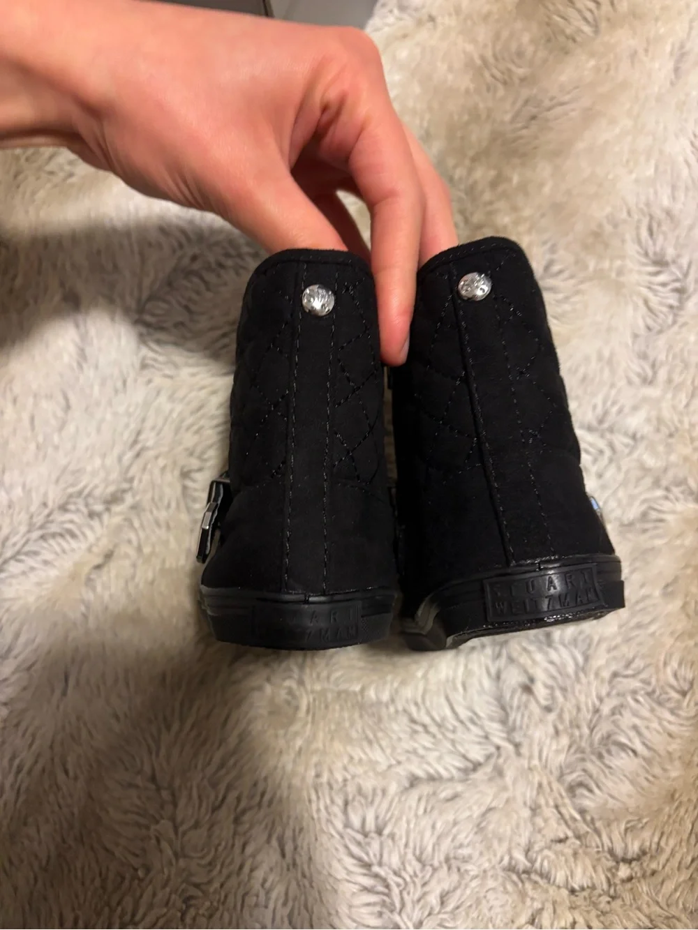 Stuart Weitzman Baby Quil Booties - Size 4